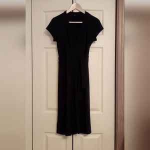 Ann Taylor Navy Blue wrap dress